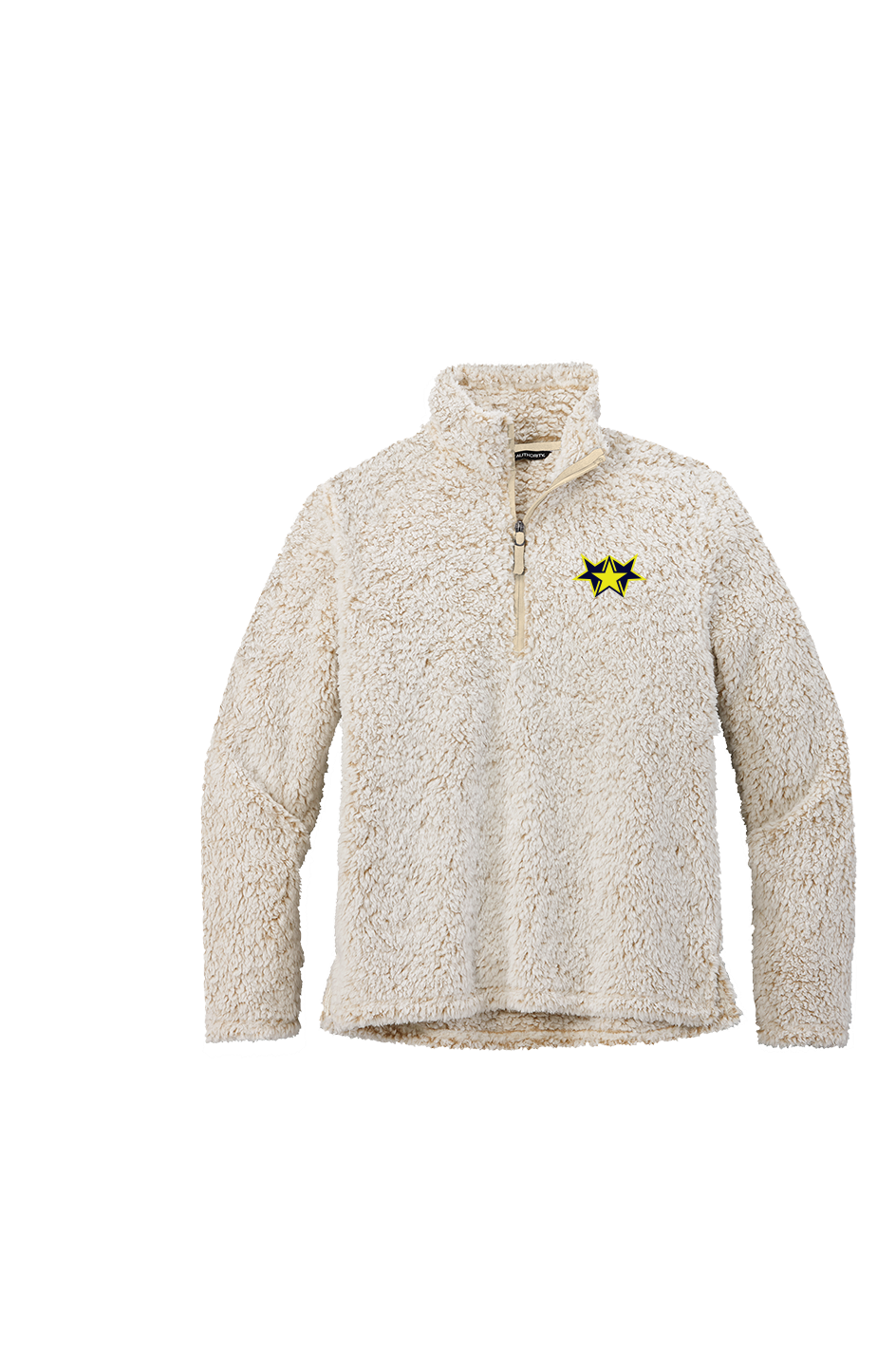 3 Star refracted Crest Cozy 1/4 Zip Fleece
