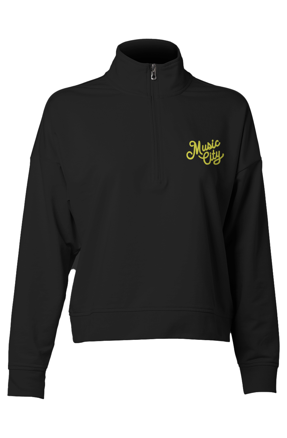 Music City Script Womens Perform Quarter Zip