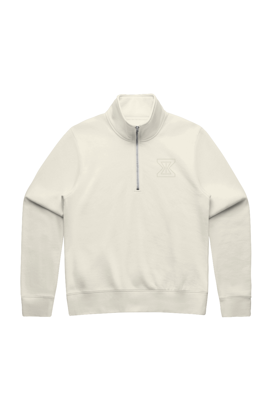 Chronoscape Womens Stencil Half Zip Crew