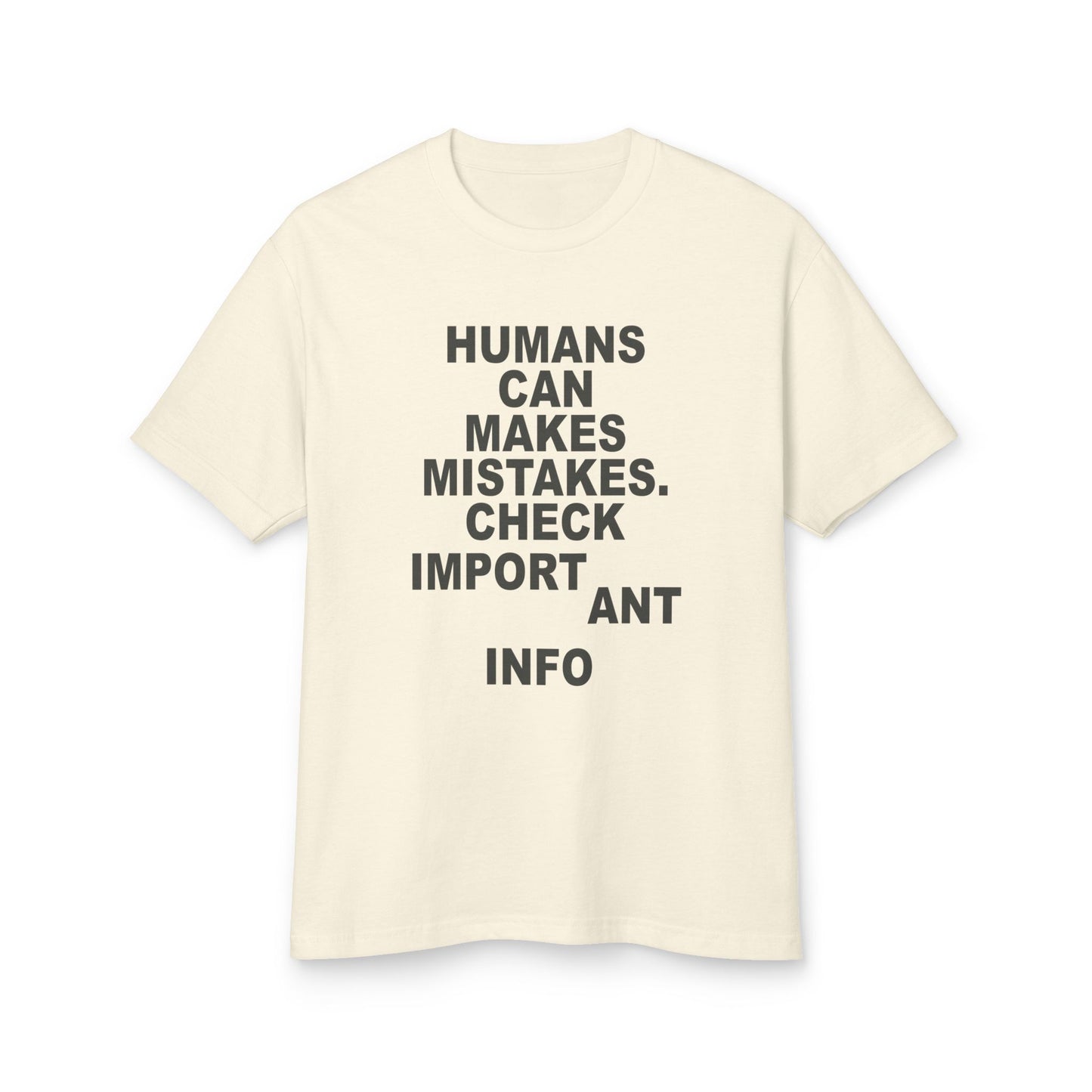Human Mistakes Garment-Dyed Heavyweight Cotton Tee