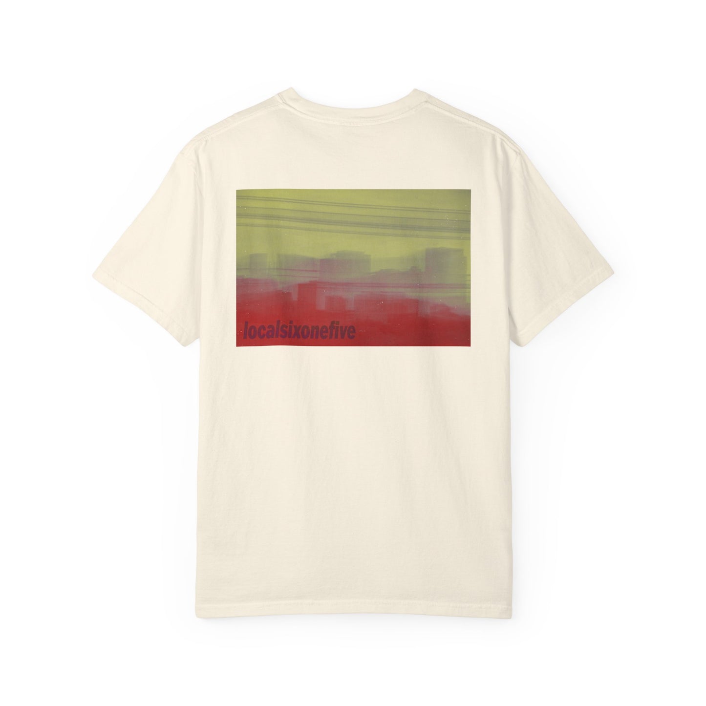 Local City blur Garment-Dyed T-shirt