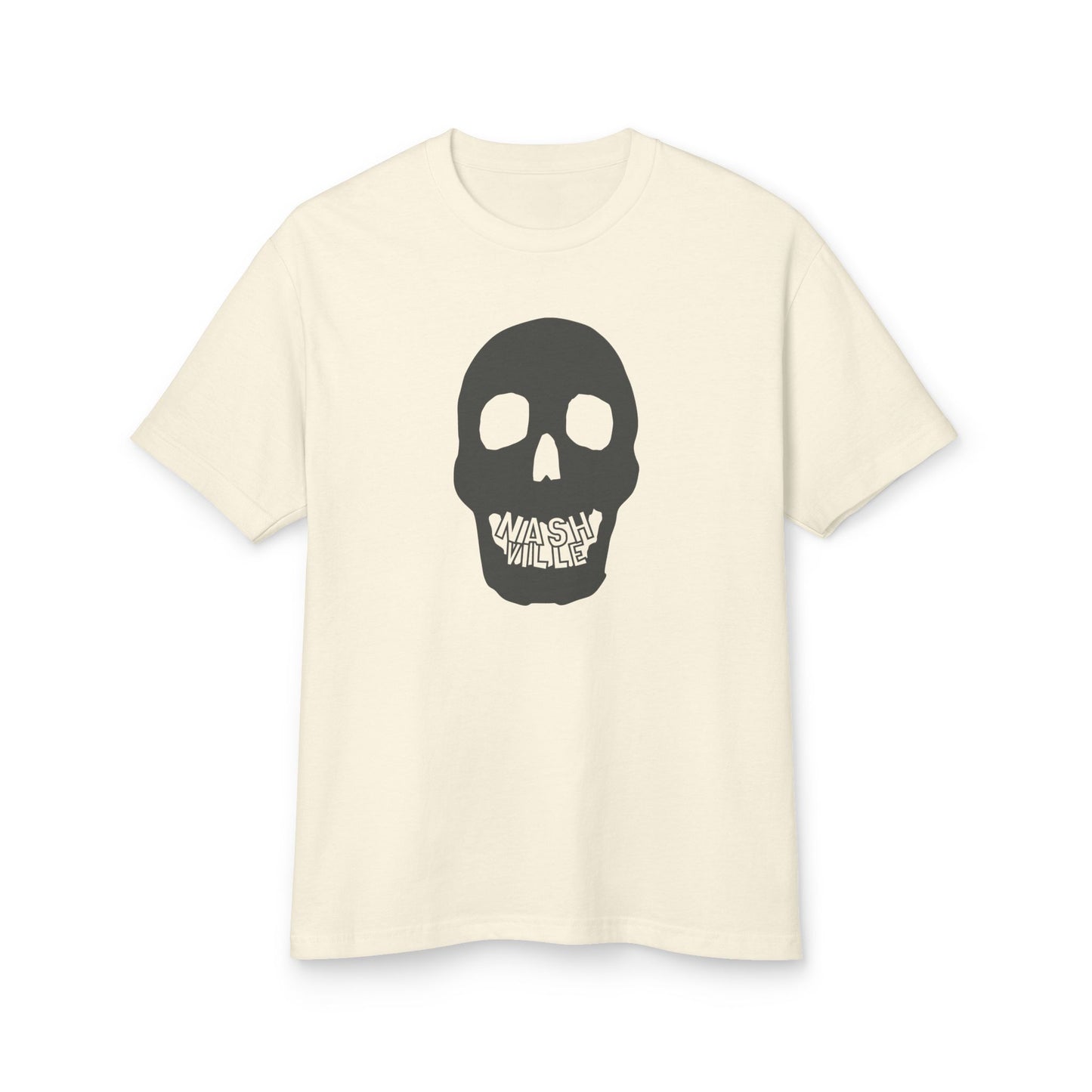 Nash Skull Teeth Unisex Garment-Dyed Heavyweight Cotton Tee