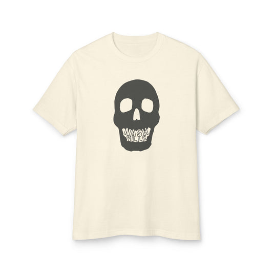 Nash Skull Teeth Unisex Garment-Dyed Heavyweight Cotton Tee