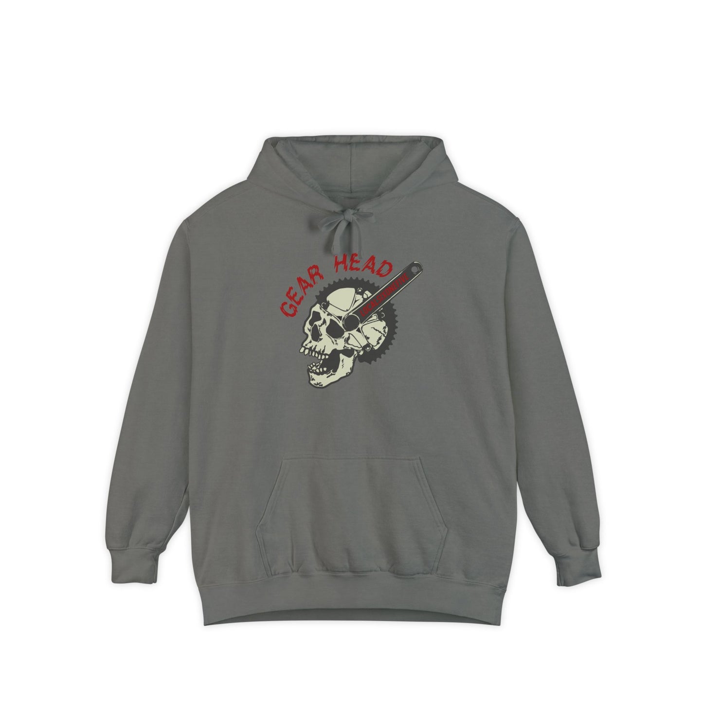 Gear Head Unisex Garment-Dyed Hoodie