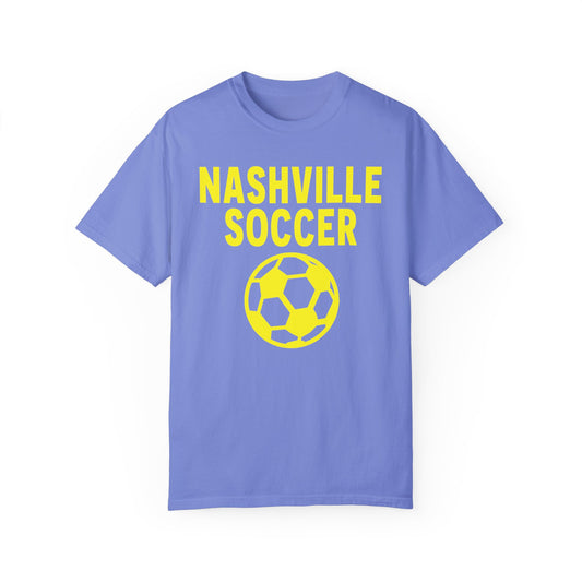 Nashville Soccer Ball Garment-Dyed T-shirt