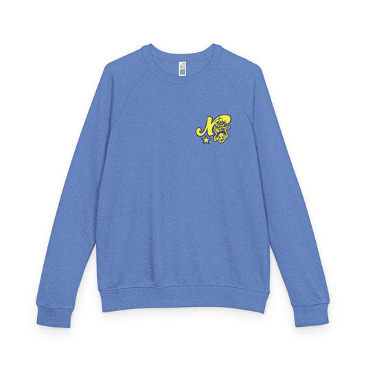 Scorchin Sam Unisex French Terry Raglan Crewneck