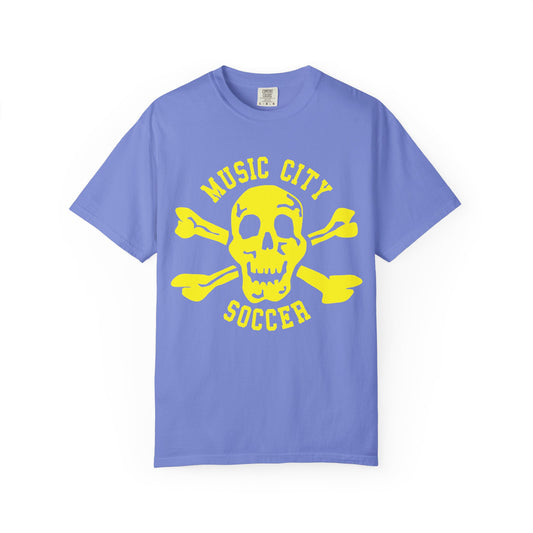 Music City Soccer XBones Unisex Garment-Dyed T-shirt