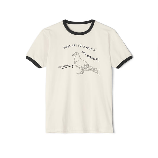 Friendly Birds Unisex Ringer T-Shirt