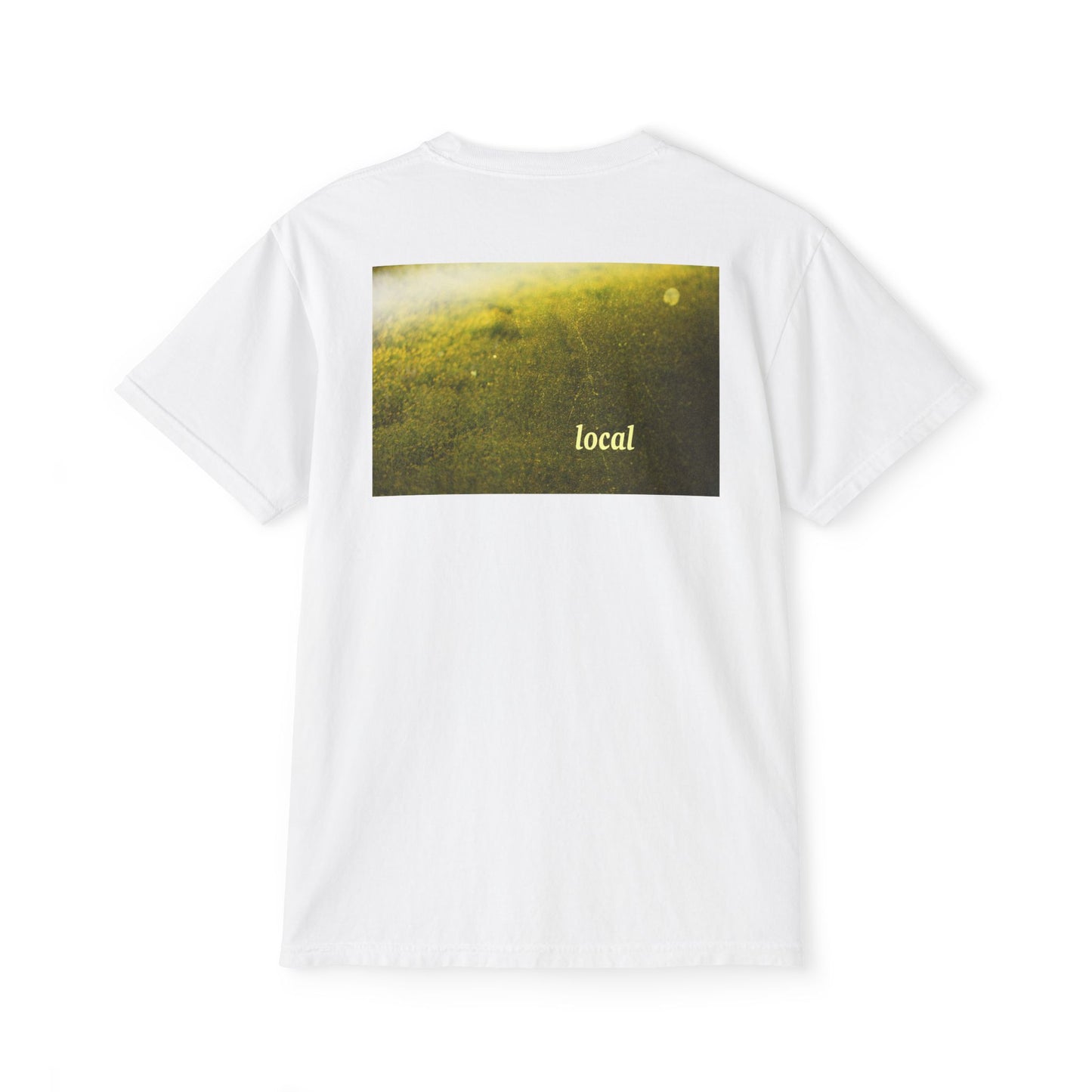 Local Yellow dingy flowers Garment-Dyed Pocket T-Shirt