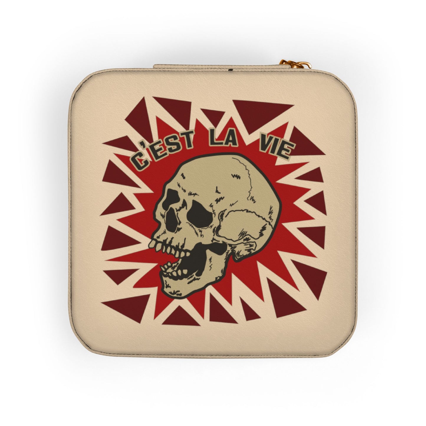 Skull Blast Vie Jewelry Travel Case