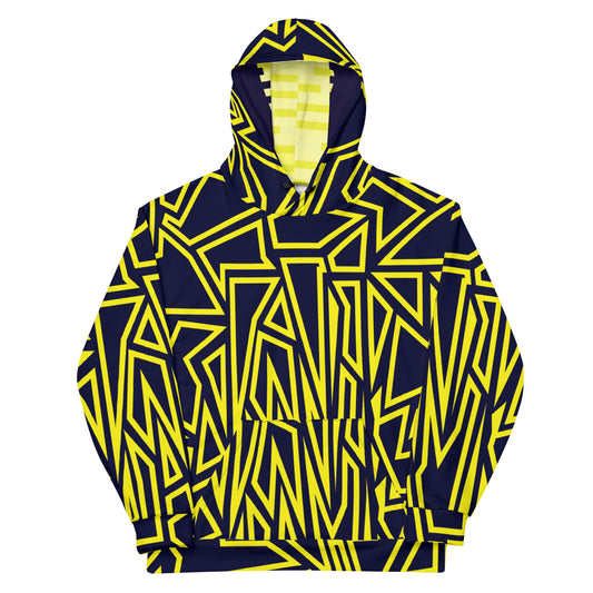 Broken N pattern Unisex Hoodie