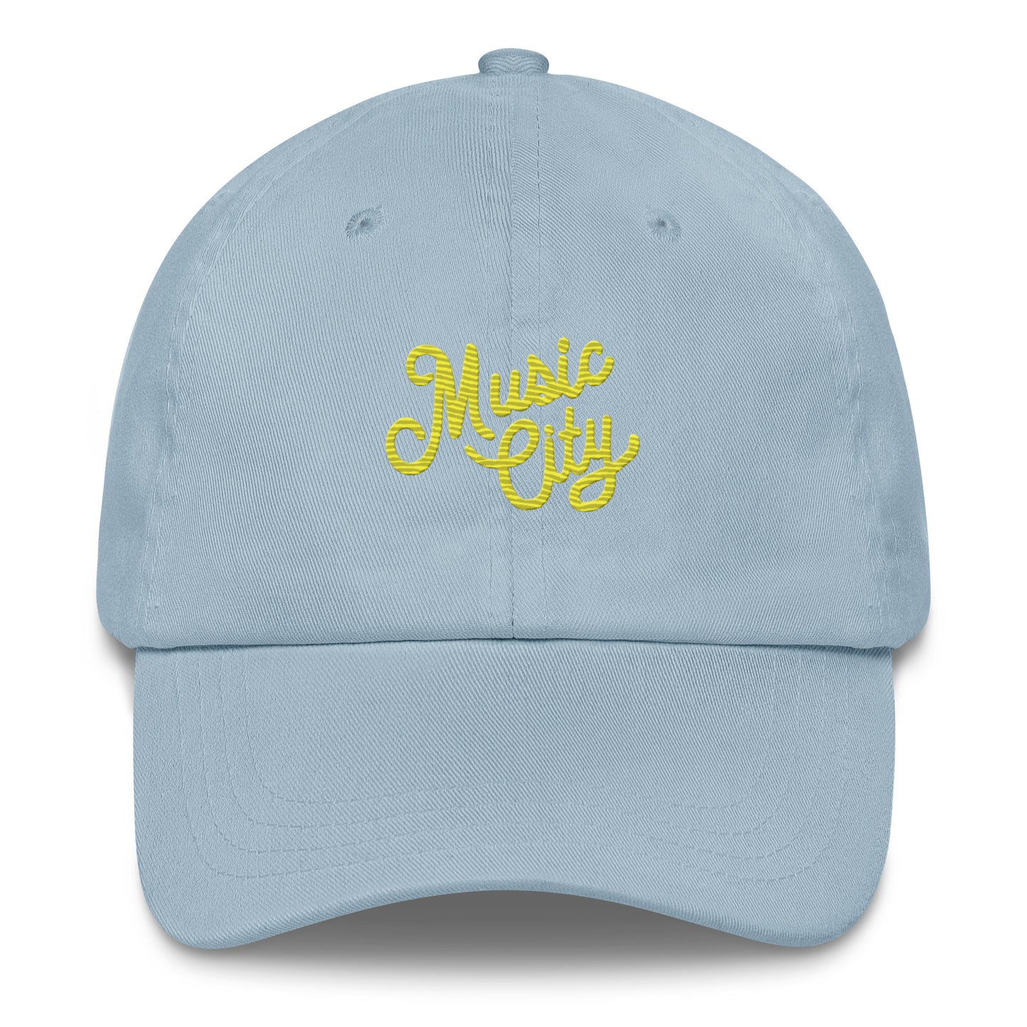 Music City Script Dad hat Gold