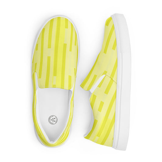 Broken Sound Gold Men’s slip-on canvas shoes