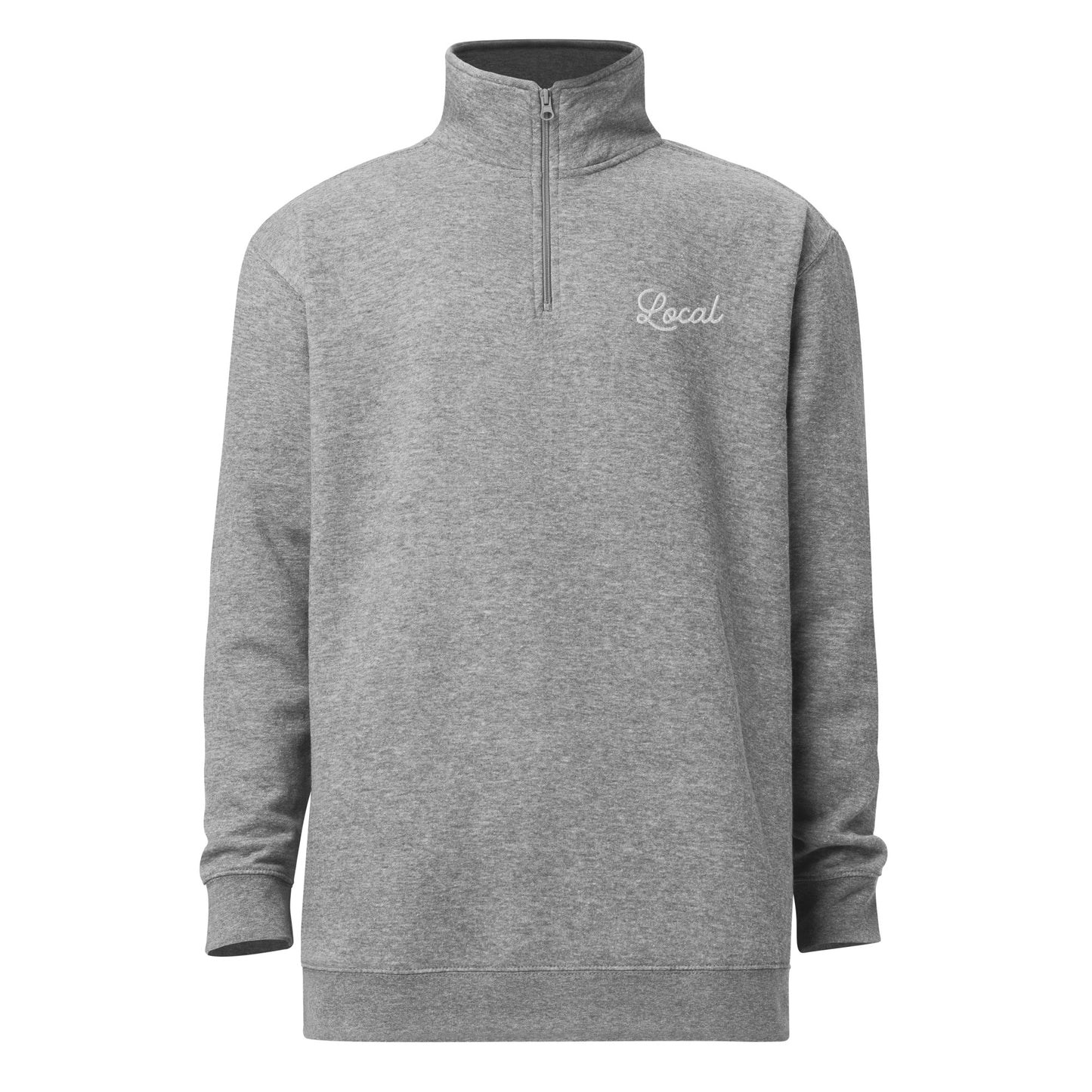 Local Script Unisex fleece pullover