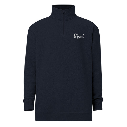 Local Script Unisex fleece pullover