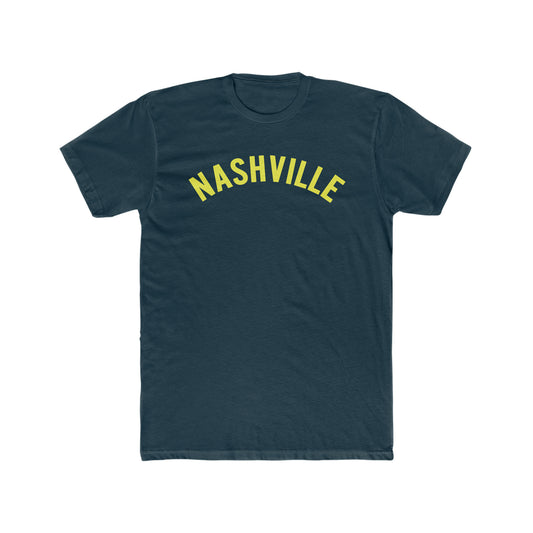 Nashville Curved Text Cotton Crew Tee