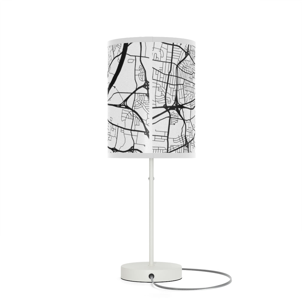 Nashville Map Print Lamp
