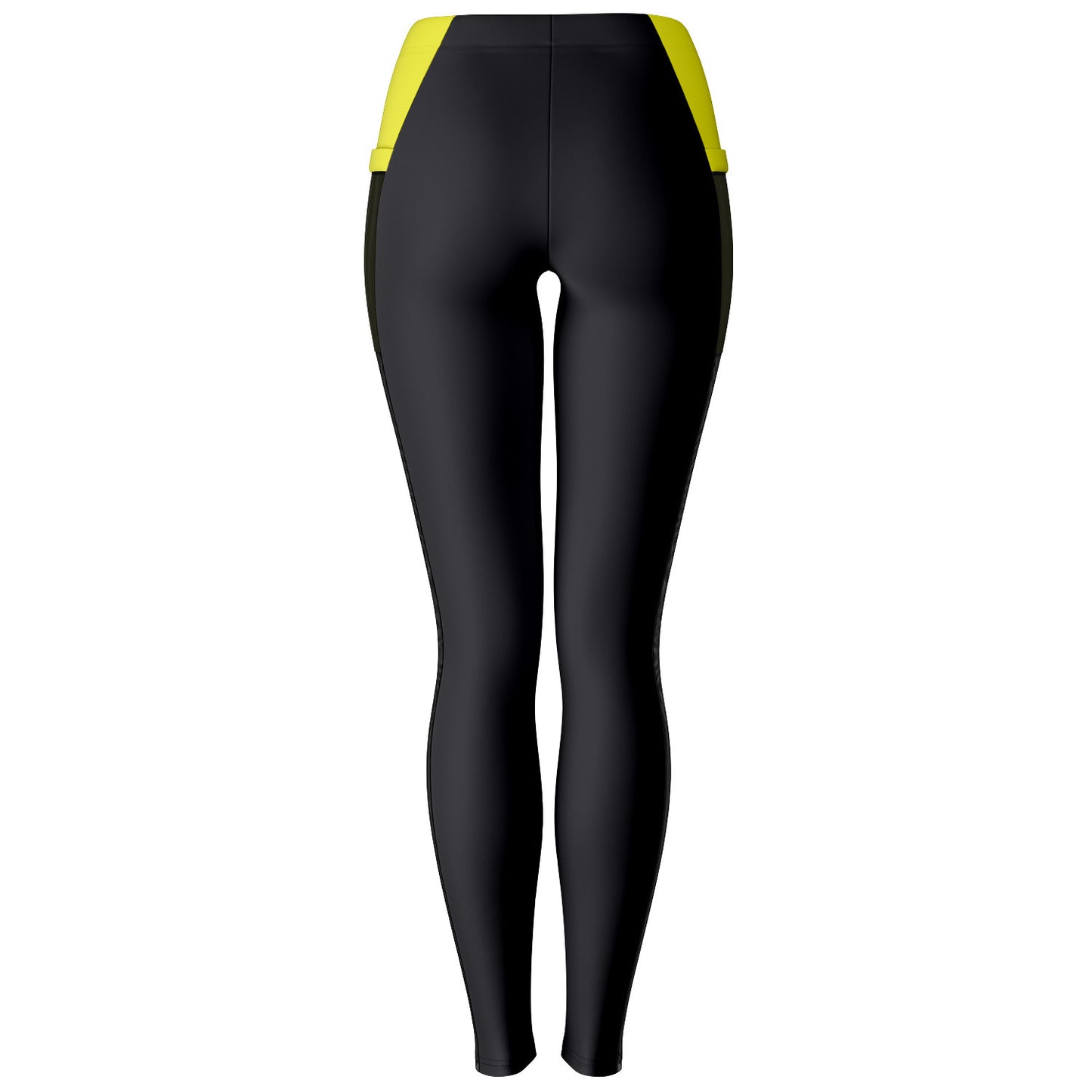 GoldCharcoal Mesh Pocket Legging