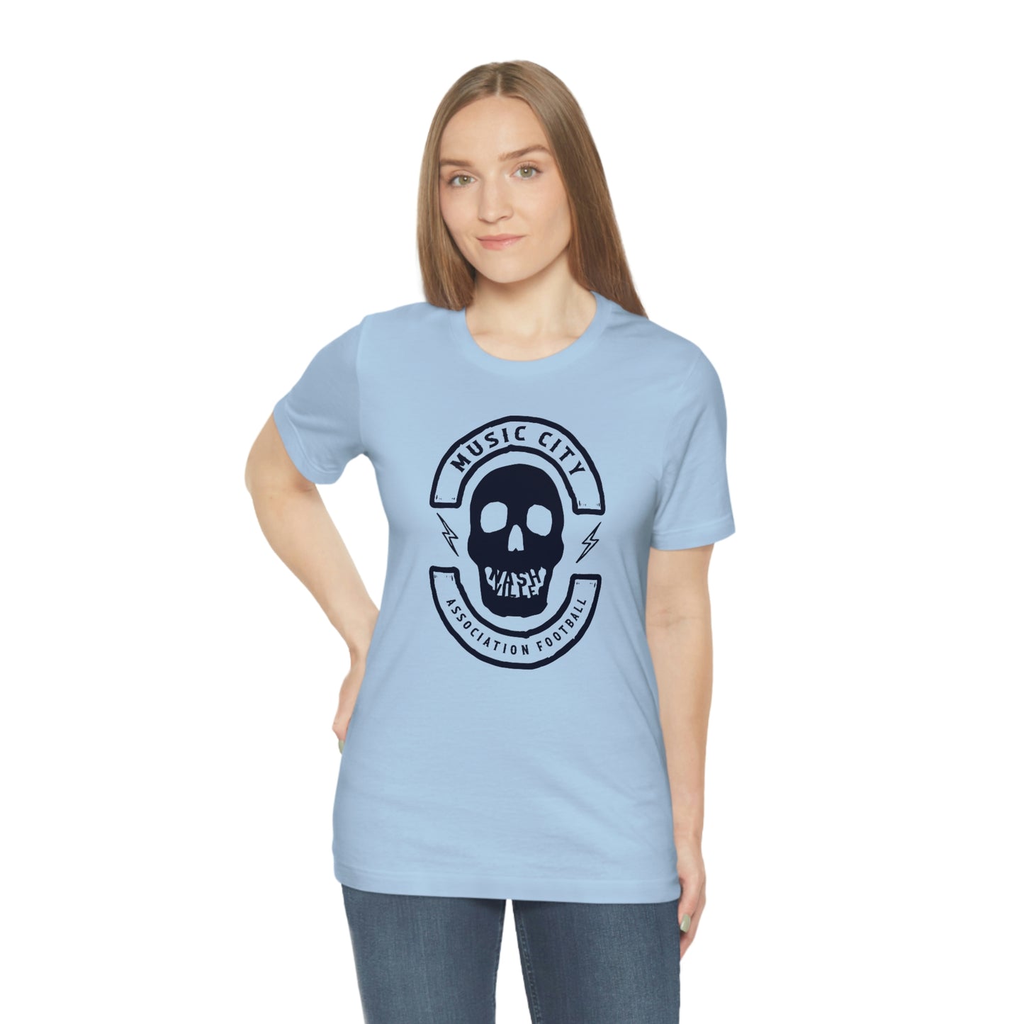 MC Biker Badge Nashteeth  J Short Sleeve Tee