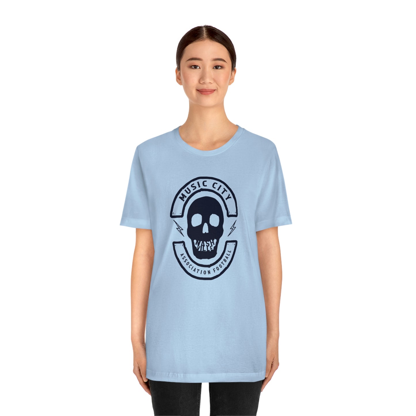 MC Biker Badge Nashteeth  J Short Sleeve Tee