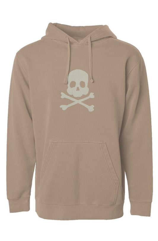 SkullXBones Sandstome Pigment Dyed Hoodie