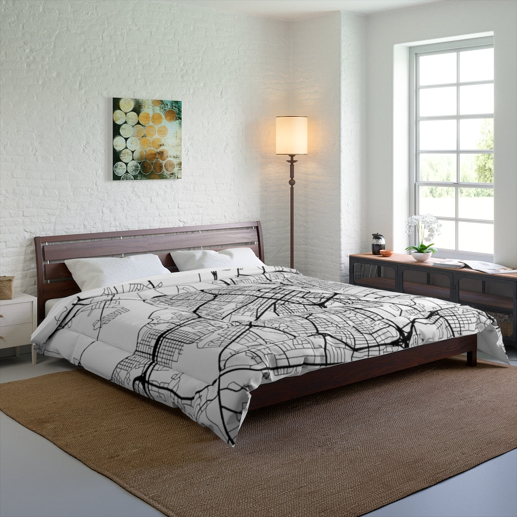 Nashville Loop Map Comforter