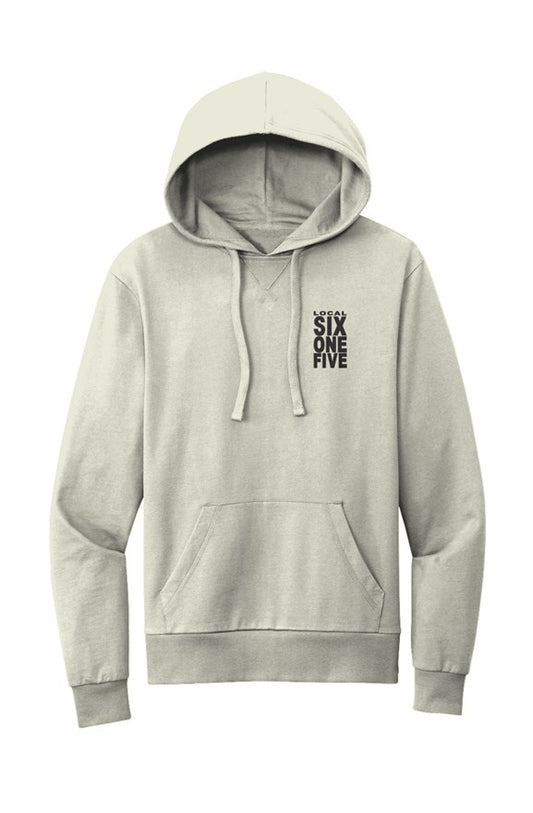 Local Block Embroidered logo Organic French Terry Pullover Hoodie