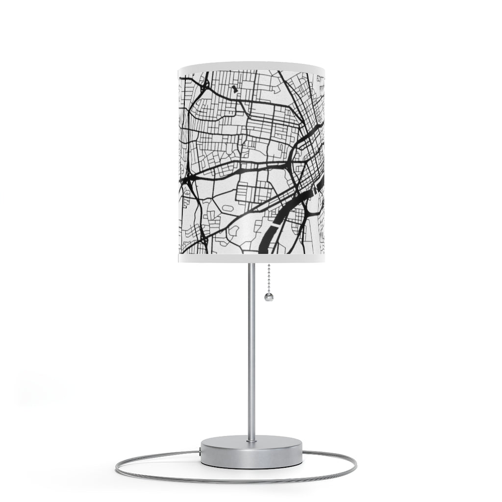 Nashville Map Print Lamp