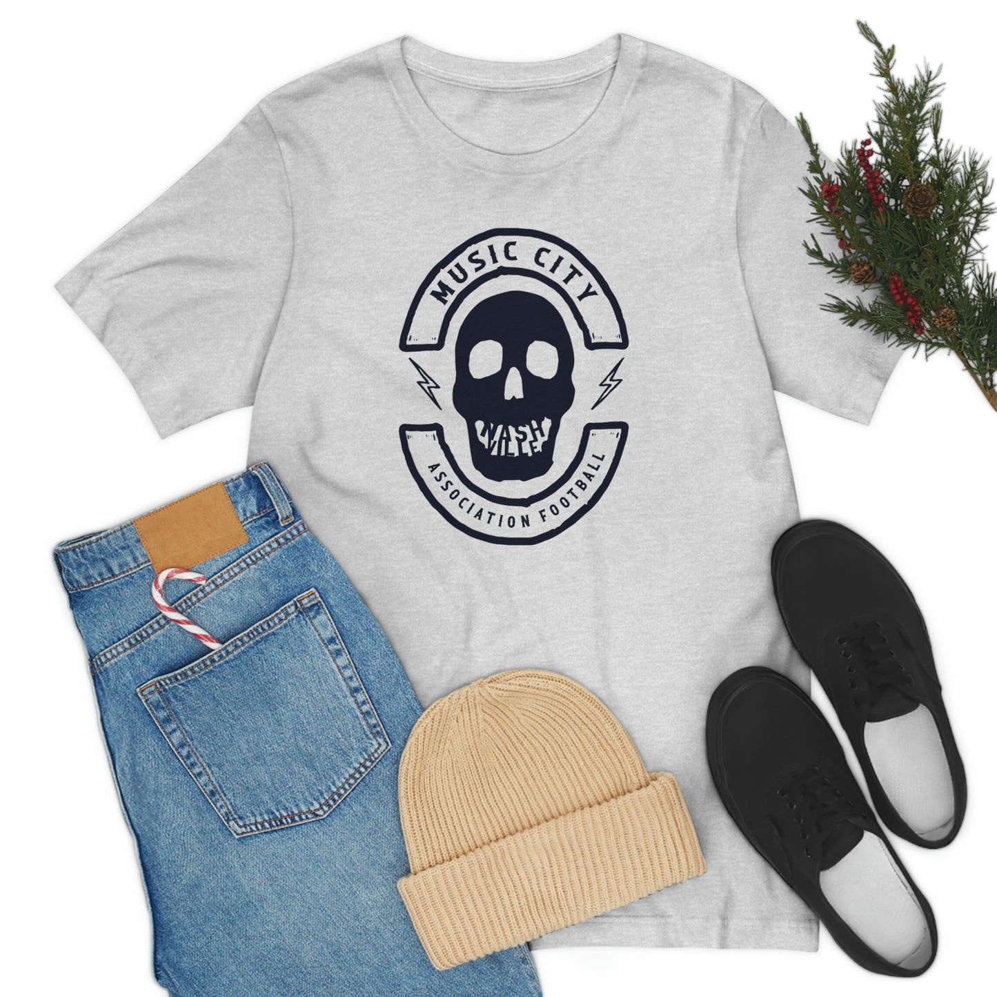 MC Biker Badge Nashteeth  J Short Sleeve Tee