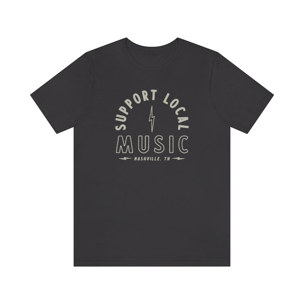 Support Local Music Bolt T-shirt
