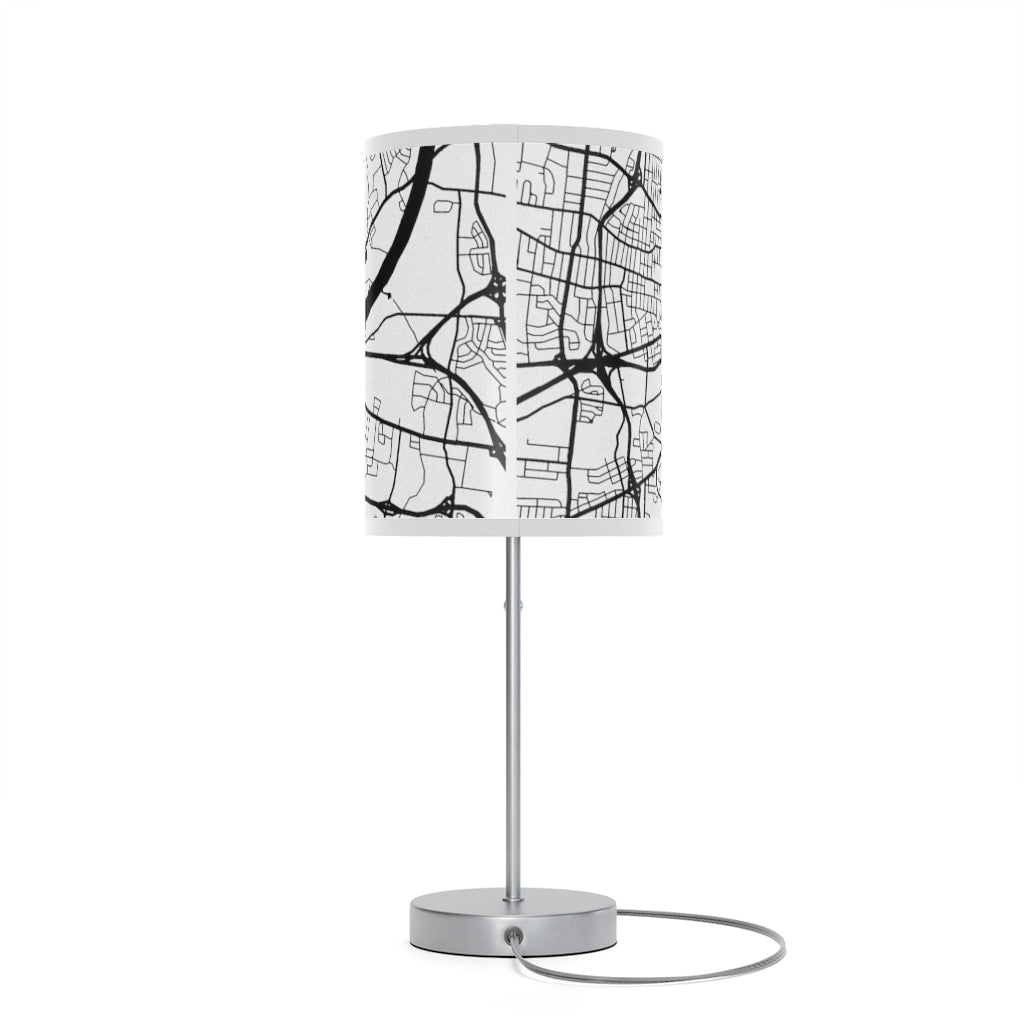 Nashville Map Print Lamp