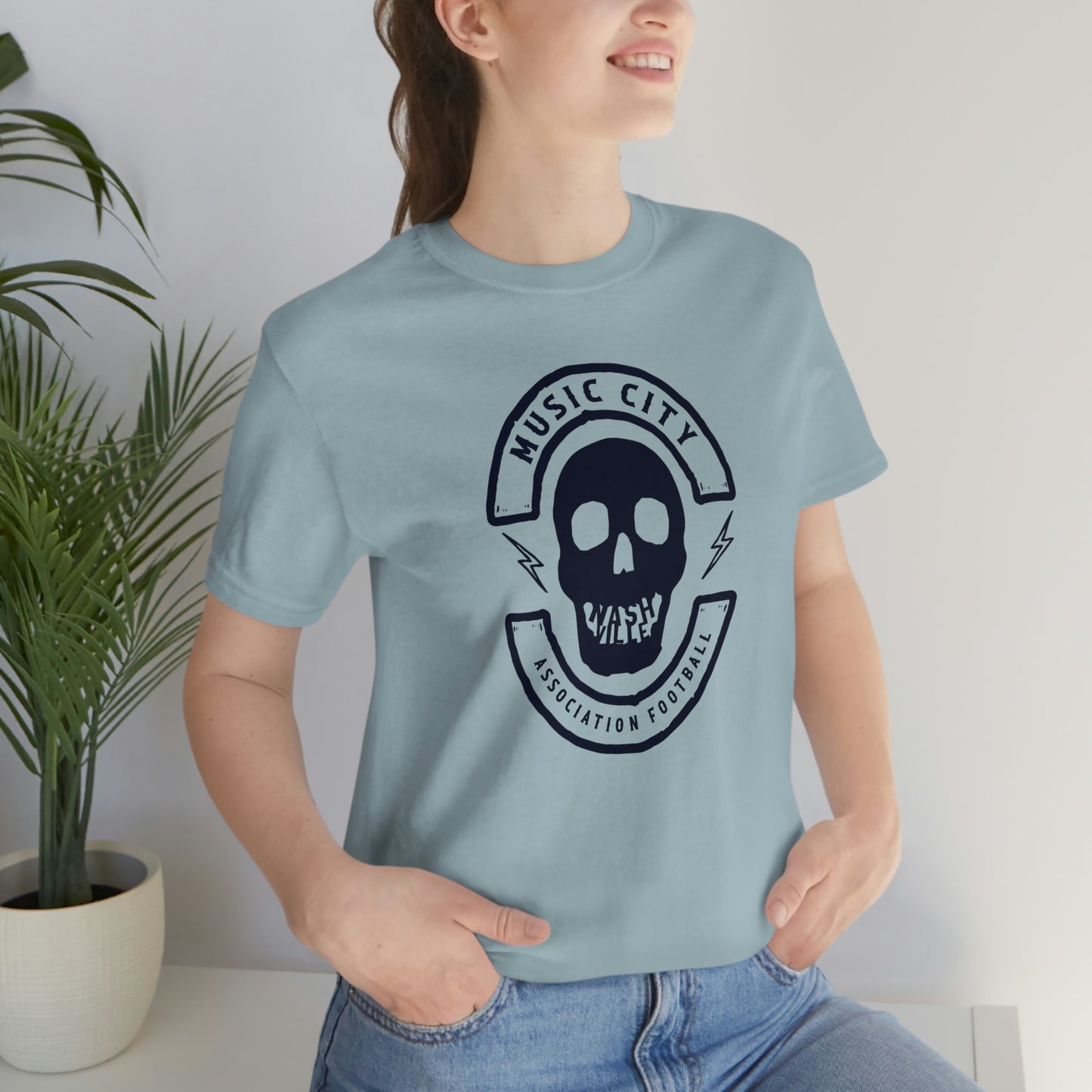 MC Biker Badge Nashteeth  J Short Sleeve Tee