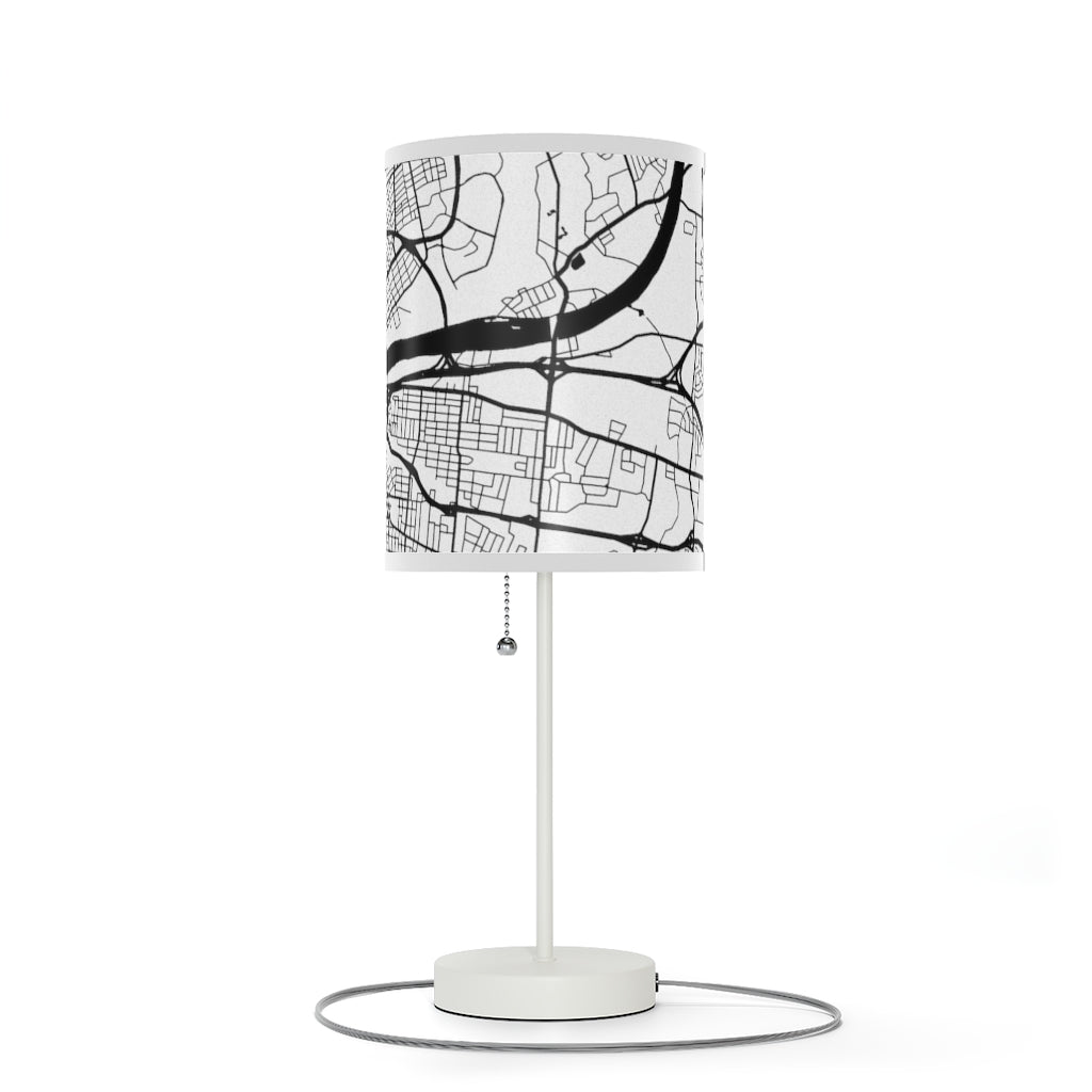 Nashville Map Print Lamp
