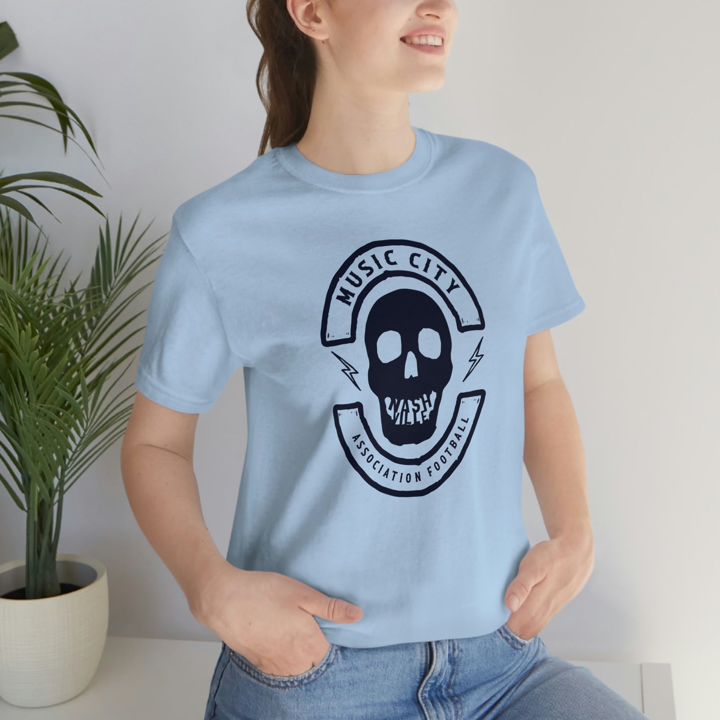 MC Biker Badge Nashteeth  J Short Sleeve Tee