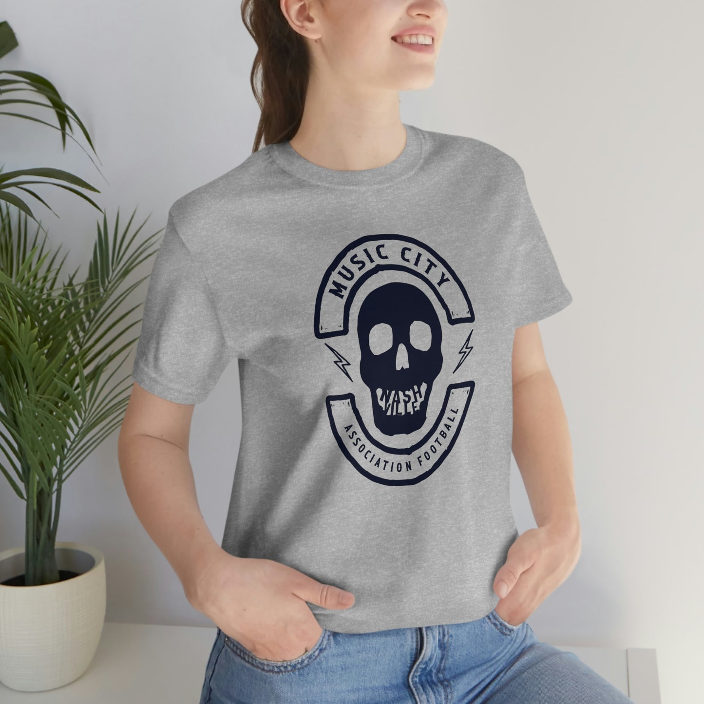 MC Biker Badge Nashteeth  J Short Sleeve Tee