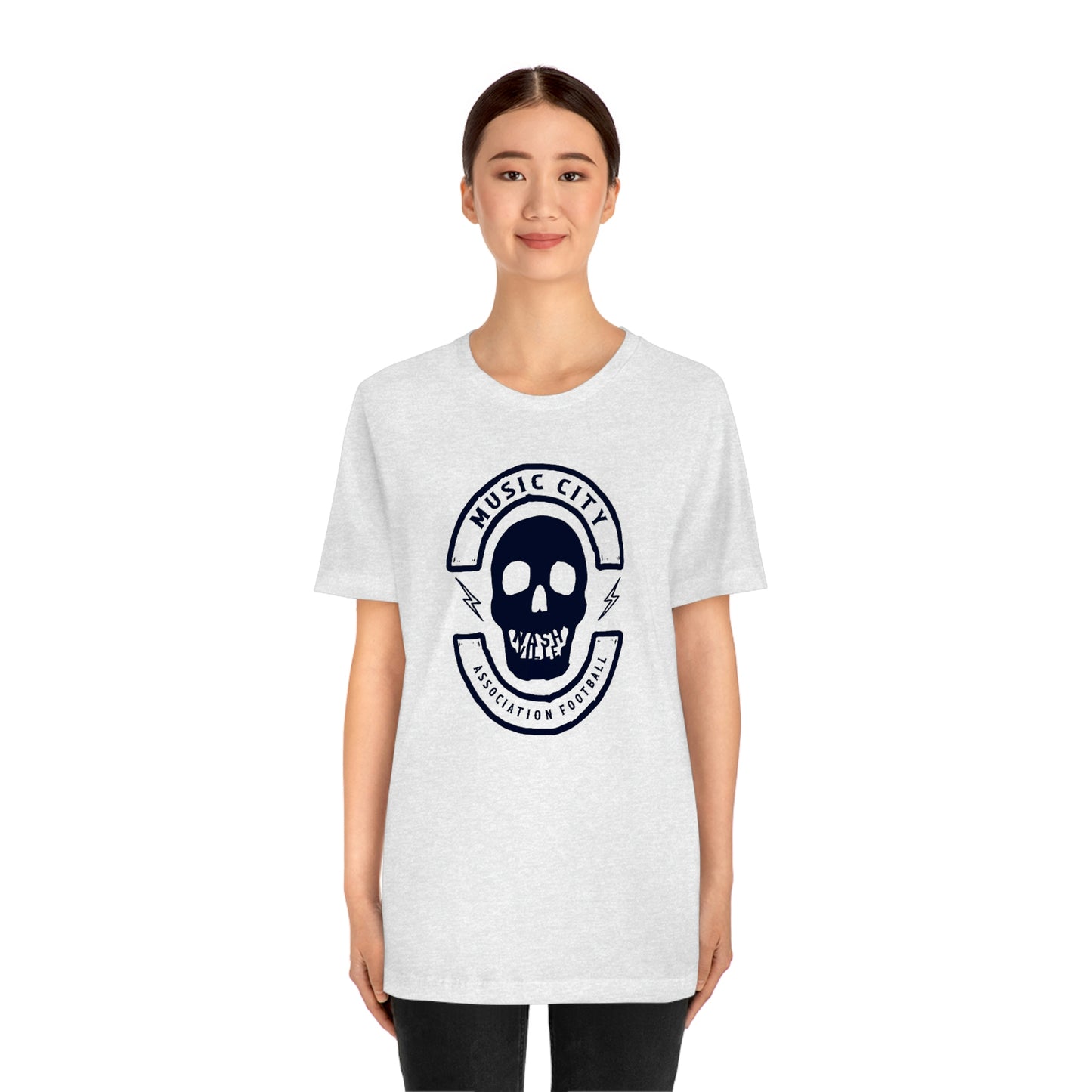 MC Biker Badge Nashteeth  J Short Sleeve Tee