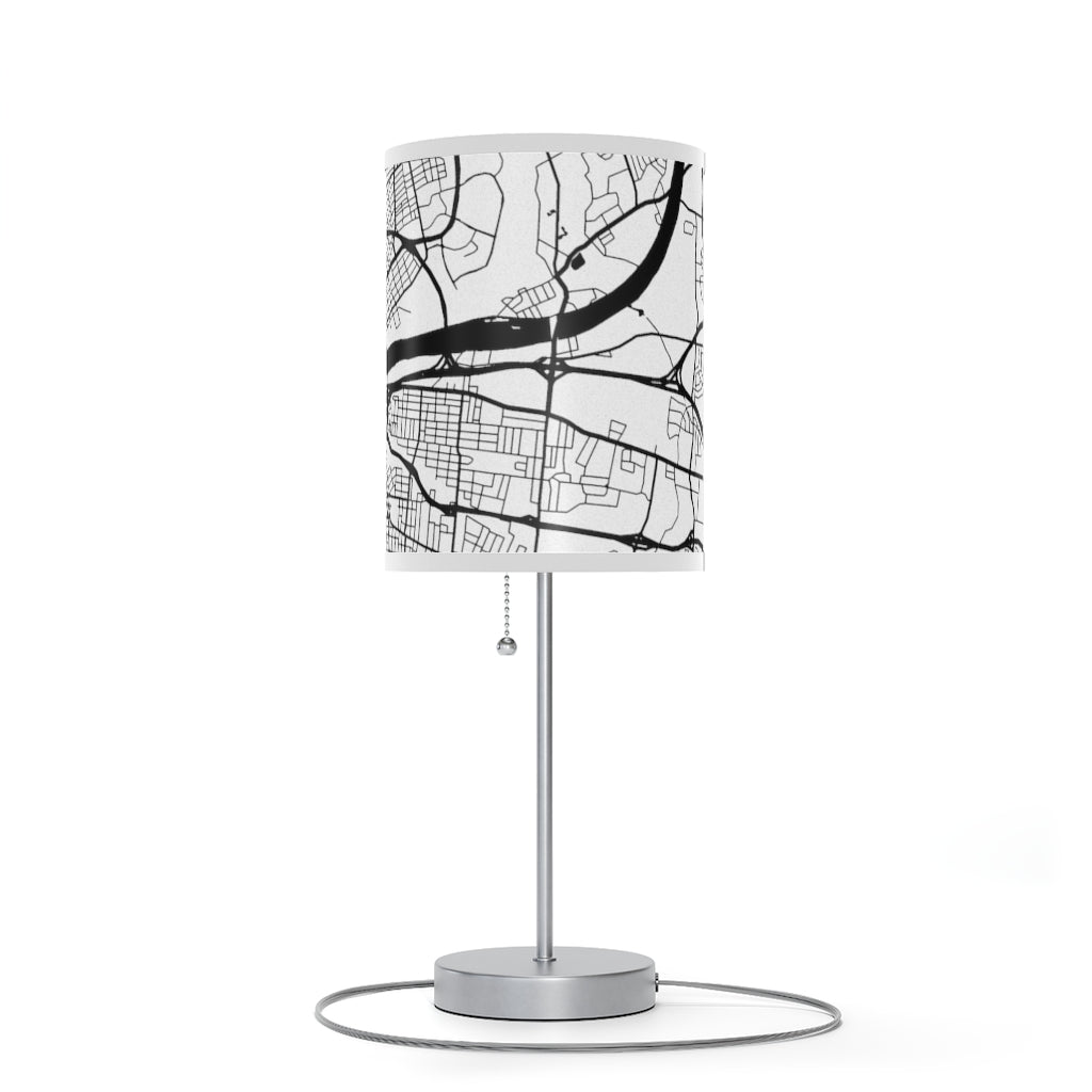 Nashville Map Print Lamp