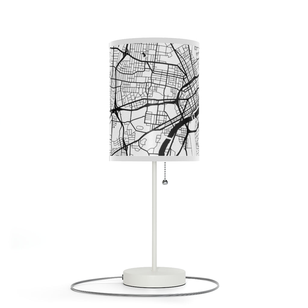 Nashville Map Print Lamp