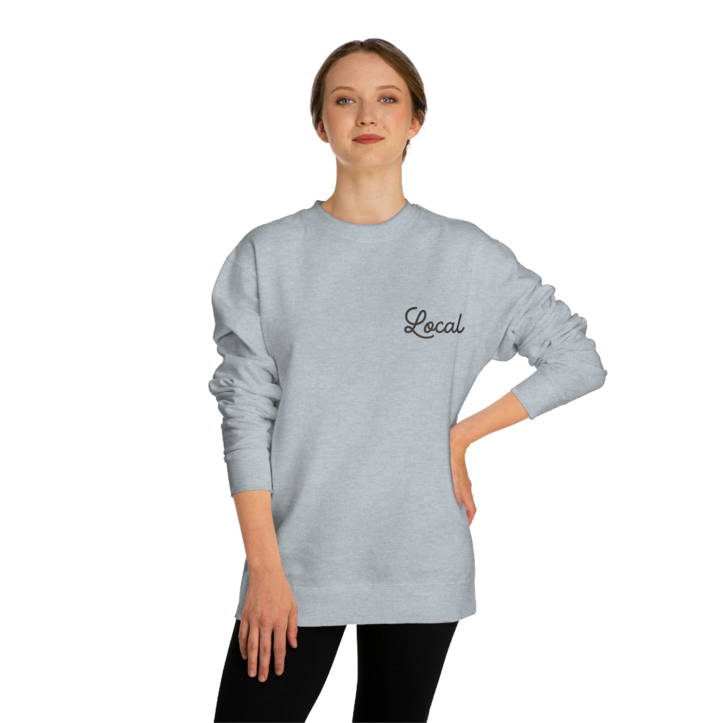Local Script Crew Neck Sweatshirt