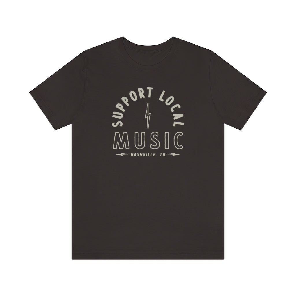 Support Local Music Bolt T-shirt