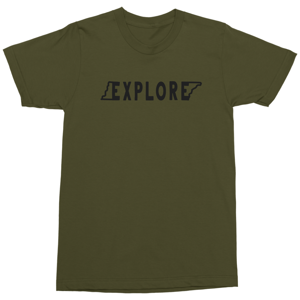 Explore Outline Military T-shirt