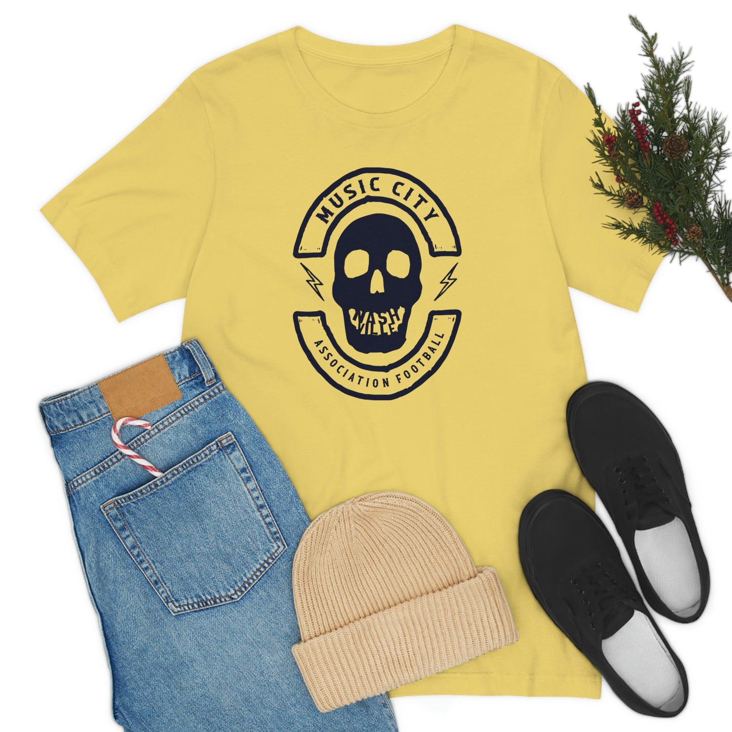 MC Biker Badge Nashteeth  J Short Sleeve Tee