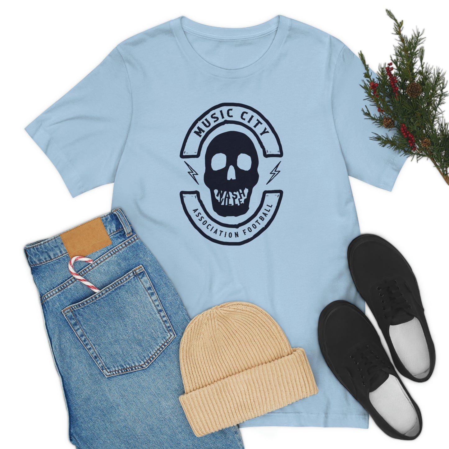 MC Biker Badge Nashteeth  J Short Sleeve Tee