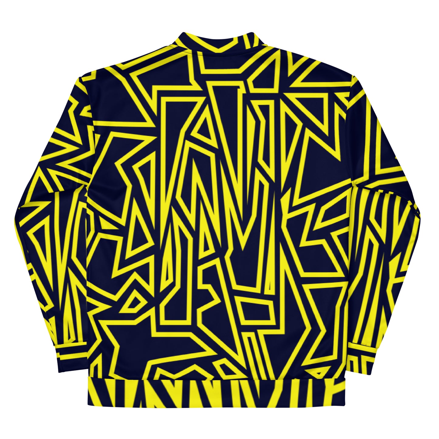 Hidden N Pattern Unisex Bomber Jacket