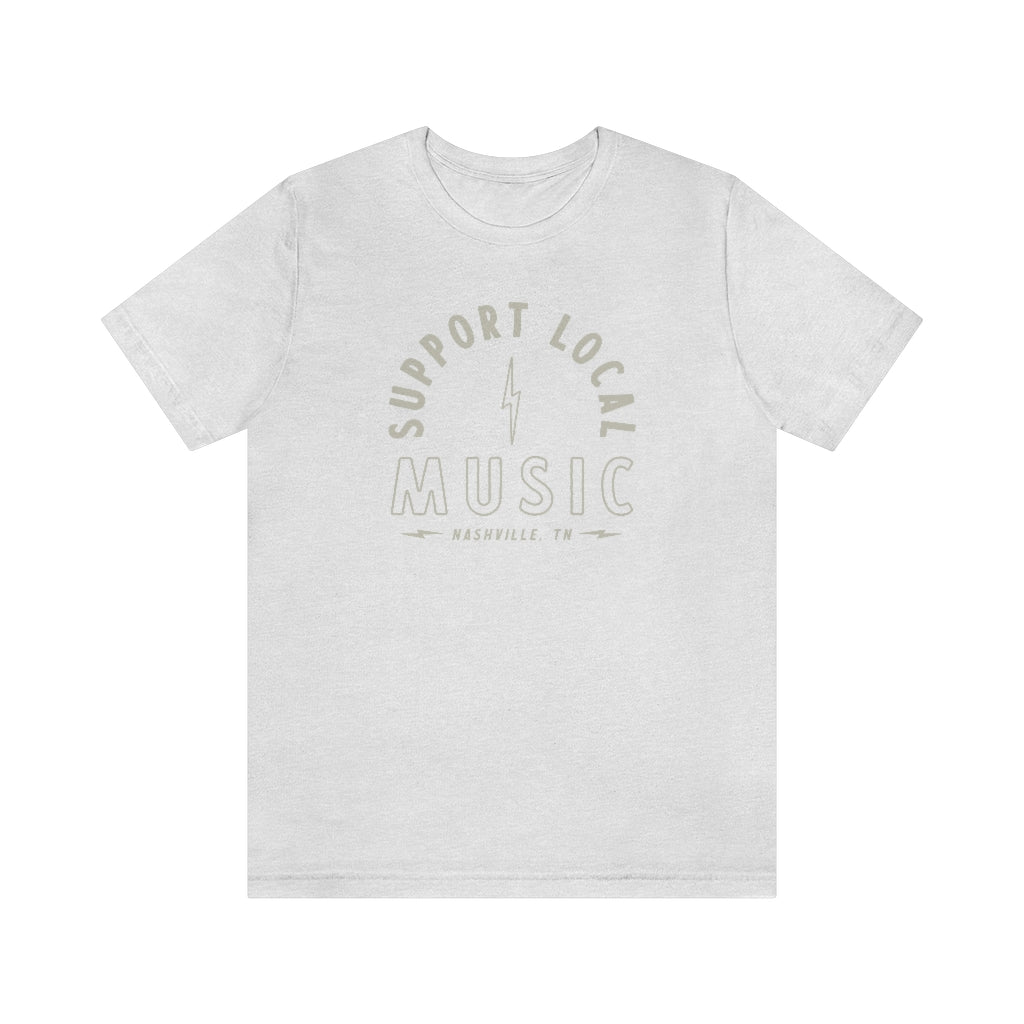 Support Local Music Bolt T-shirt