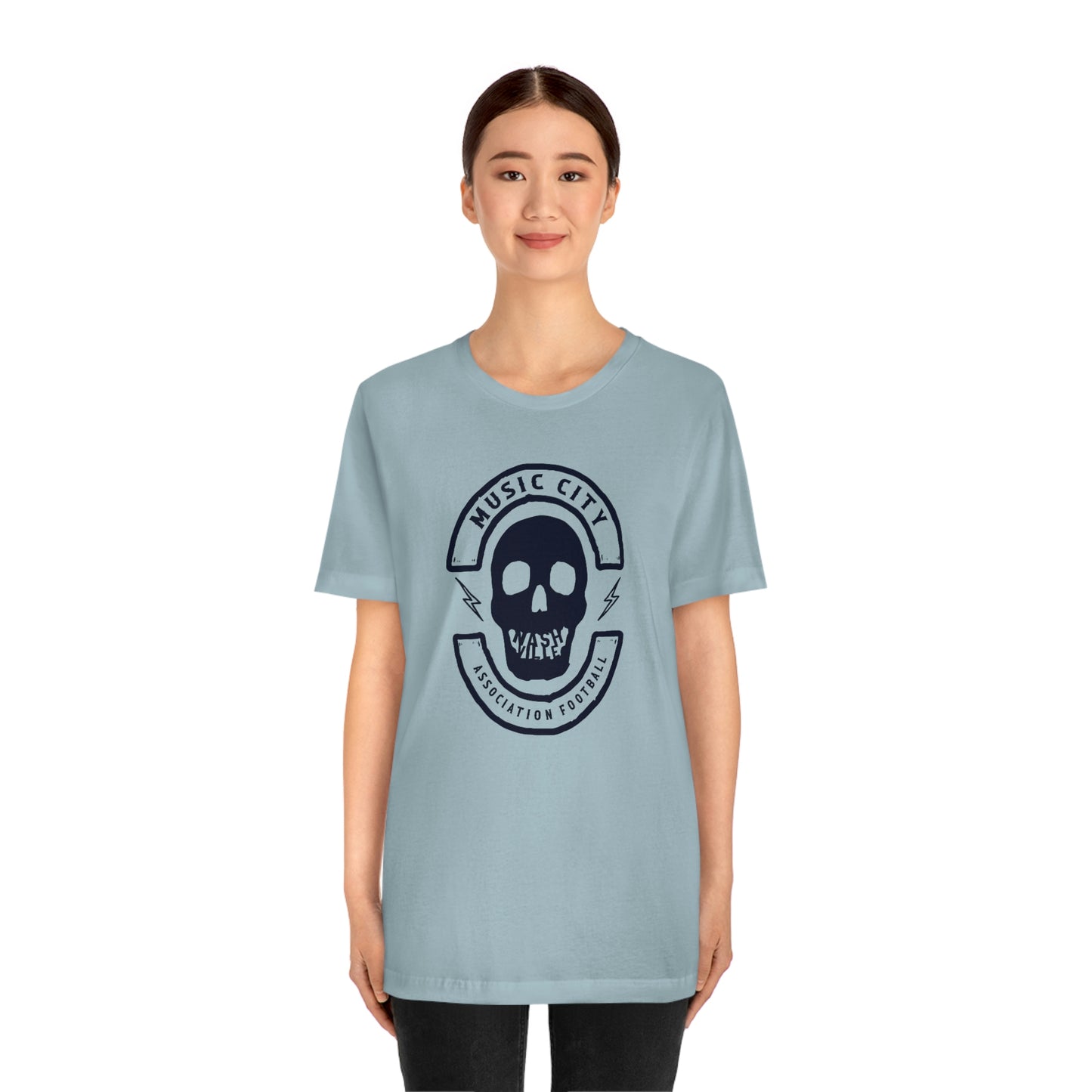 MC Biker Badge Nashteeth  J Short Sleeve Tee