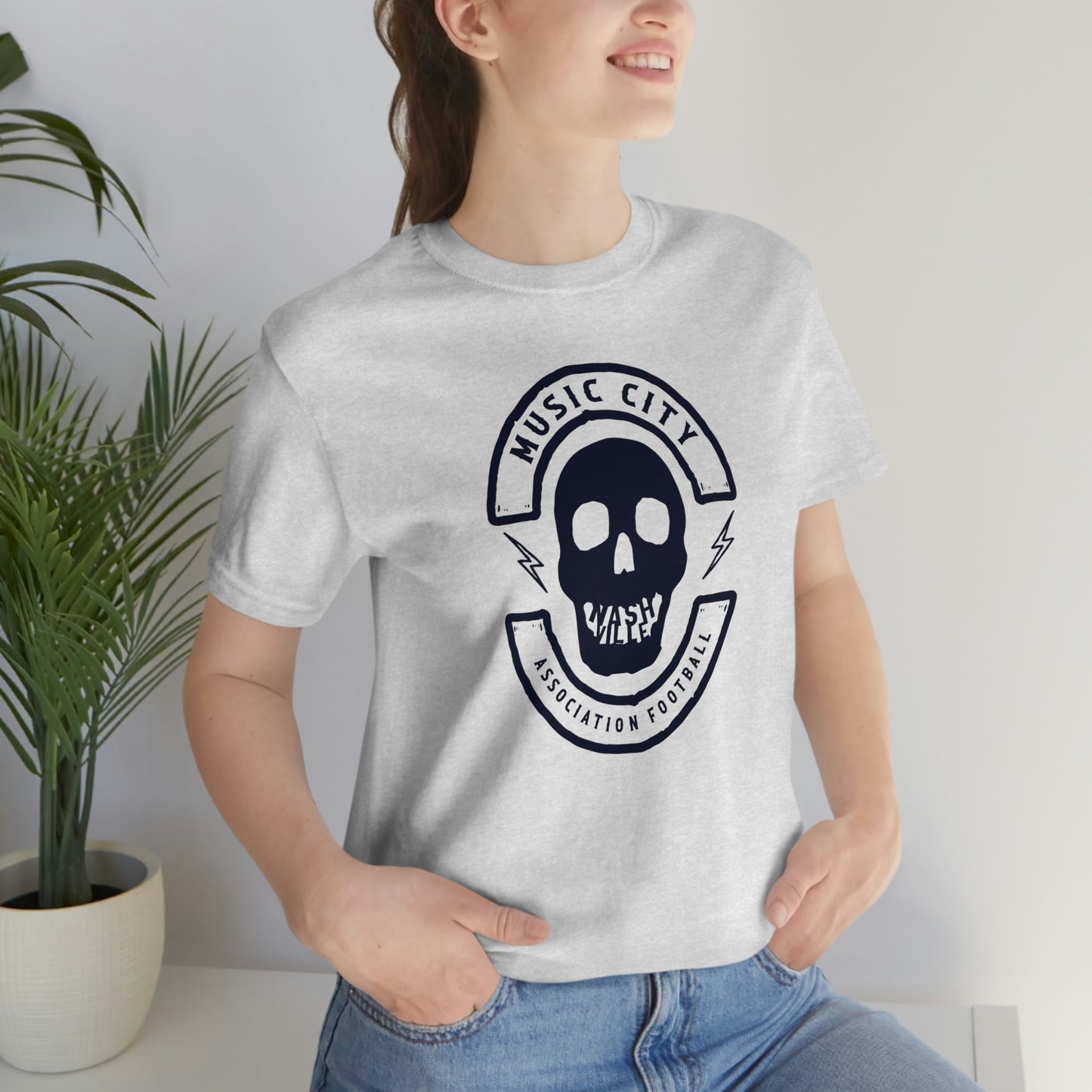 MC Biker Badge Nashteeth  J Short Sleeve Tee