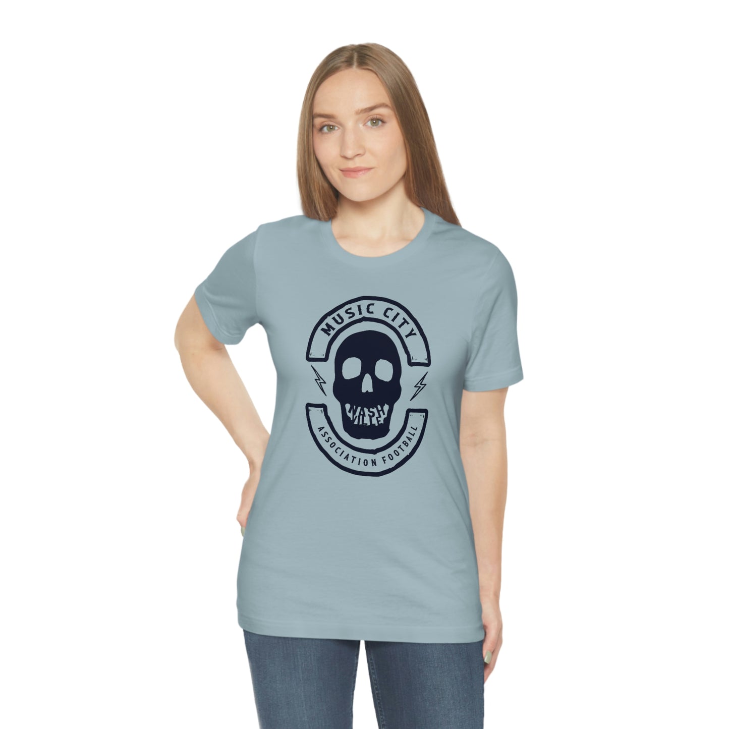MC Biker Badge Nashteeth  J Short Sleeve Tee
