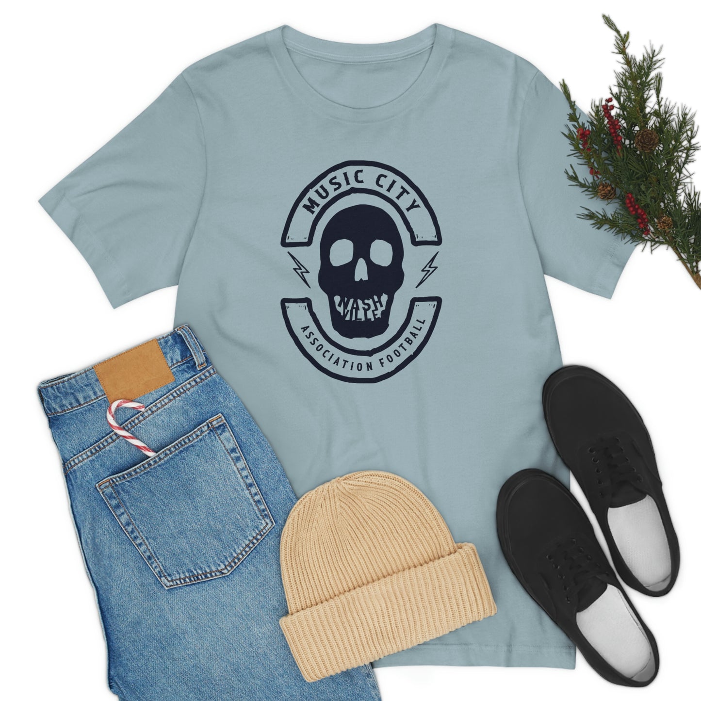 MC Biker Badge Nashteeth  J Short Sleeve Tee