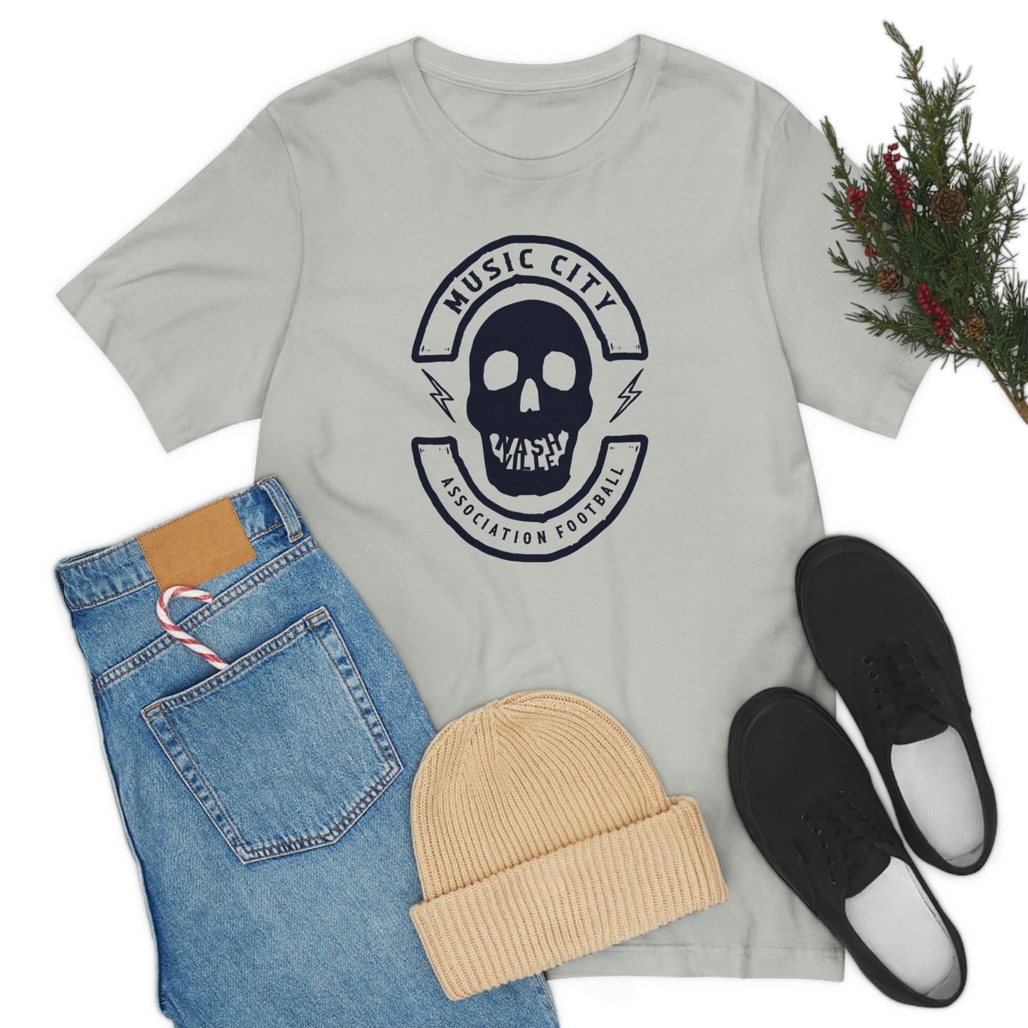 MC Biker Badge Nashteeth  J Short Sleeve Tee
